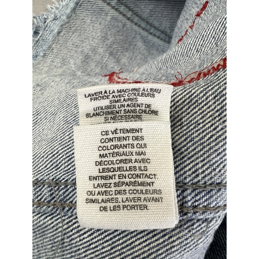 Free People Women's Dillon Denim Jacket‎ Jasmine Wash Blue Size Small - Picture 11 of 16